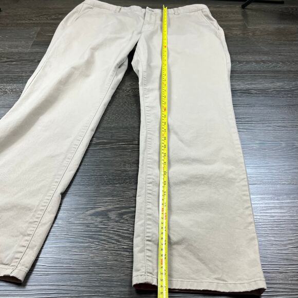 Bonobos Slim Fit Chino Pants Mens 38x32 Bonobos Beige Casual Business Office - Picture 9 of 11